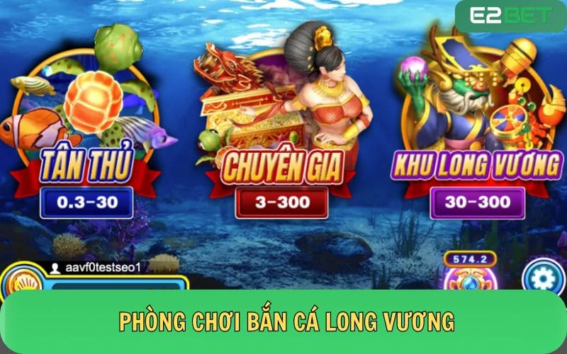 3 Cấp độ săn cá trong game Bắn Cá Long Vương 