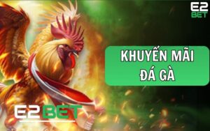 Khuyến Mãi Đá Gà E2BET – Nạp Đầu Thưởng 100% Lên Đến 1.888.000 VNĐ