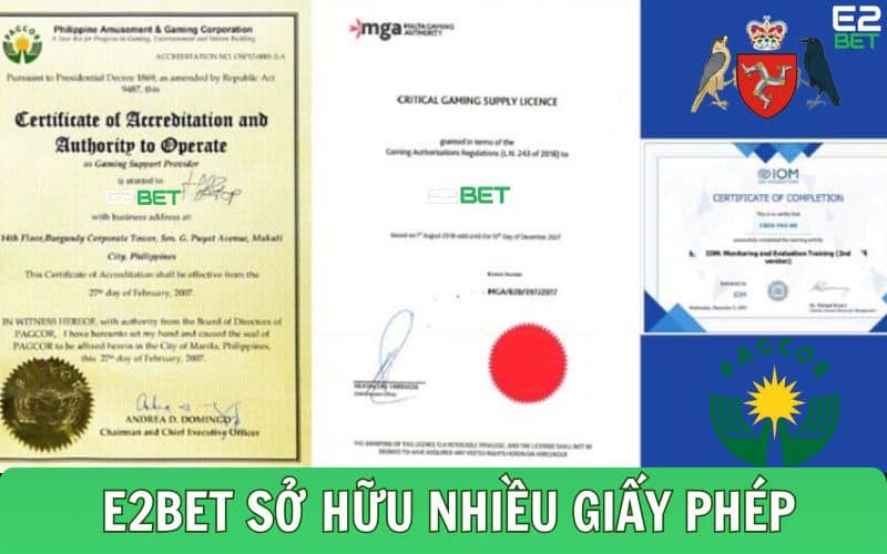 Nhà cái E2BET được cấp giấy phép hoạt động số: ALSI-202410030-FI1