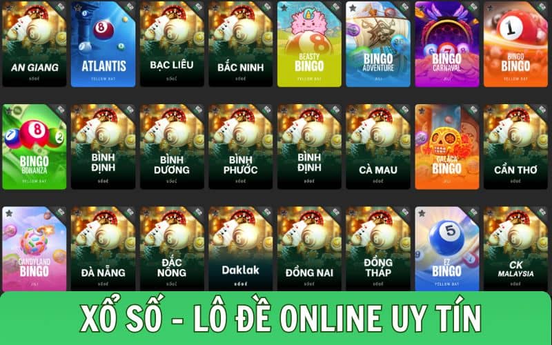 Xổ Số - Lô đề online uy tín, mức thưởng khủng tỷ lệ lên đến 1 ăn 900