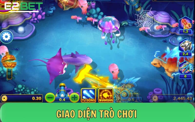 Giao diện game bắn cá thần tài